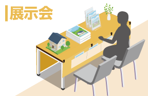展示会に